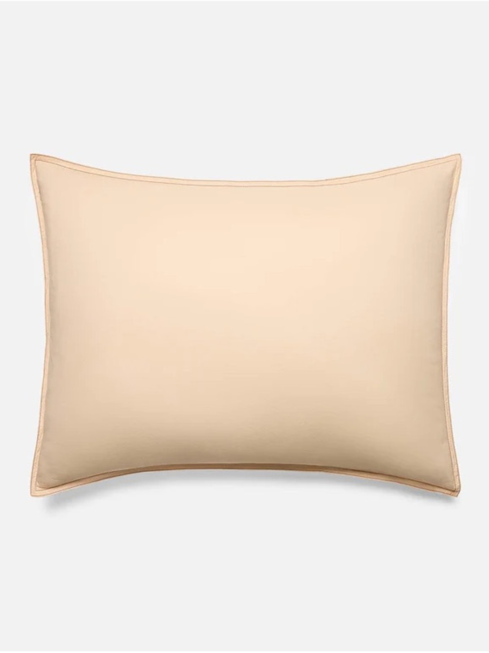 Brooklinen Washed Classic Percale Pillowcase Set - Apricot Chambray - Picture 2 of 4